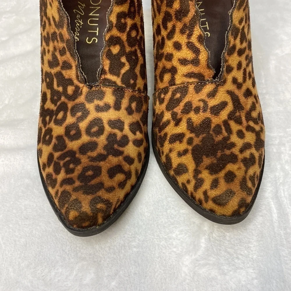 coconuts by Matisse Addie Leopard Print Ankle Booties Size 6.5M - Picture 8 of 16